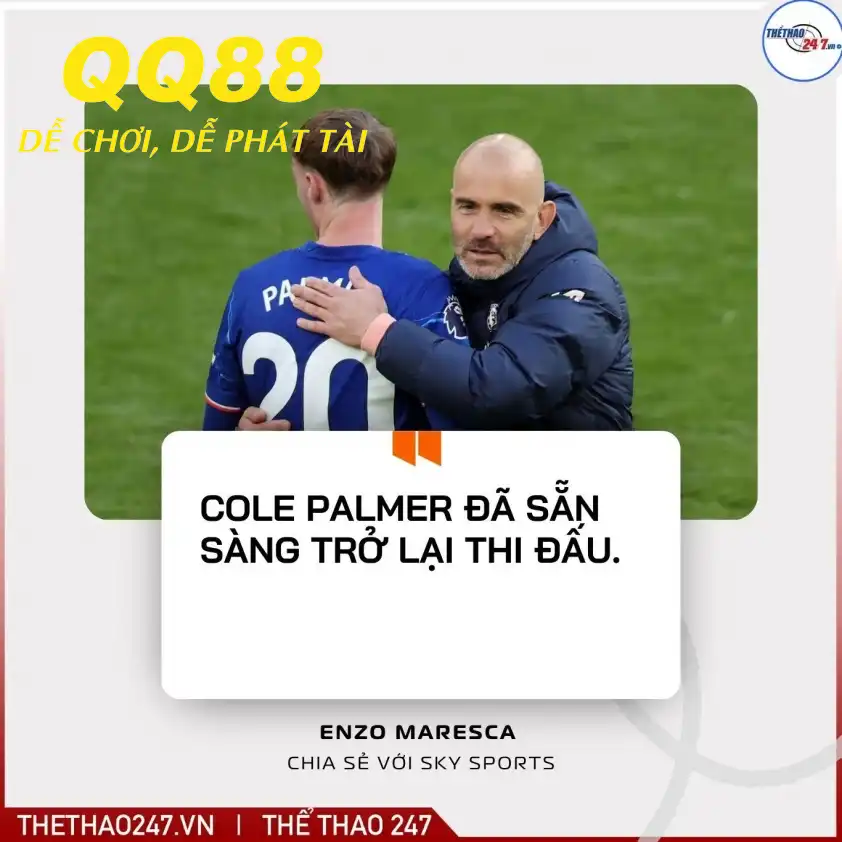 Chelsea sẽ đón chào sự trở lại của Cole Palmer ở trận đấu này. Chelsea sẽ đón chào sự trở lại của Cole Palmer ở trận đấu này.